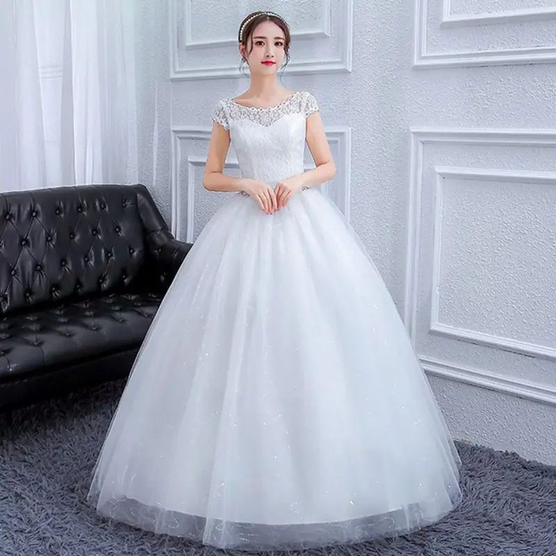 Popodion свадебное платье с блестками женское WED90575 | Свадьбы и торжества