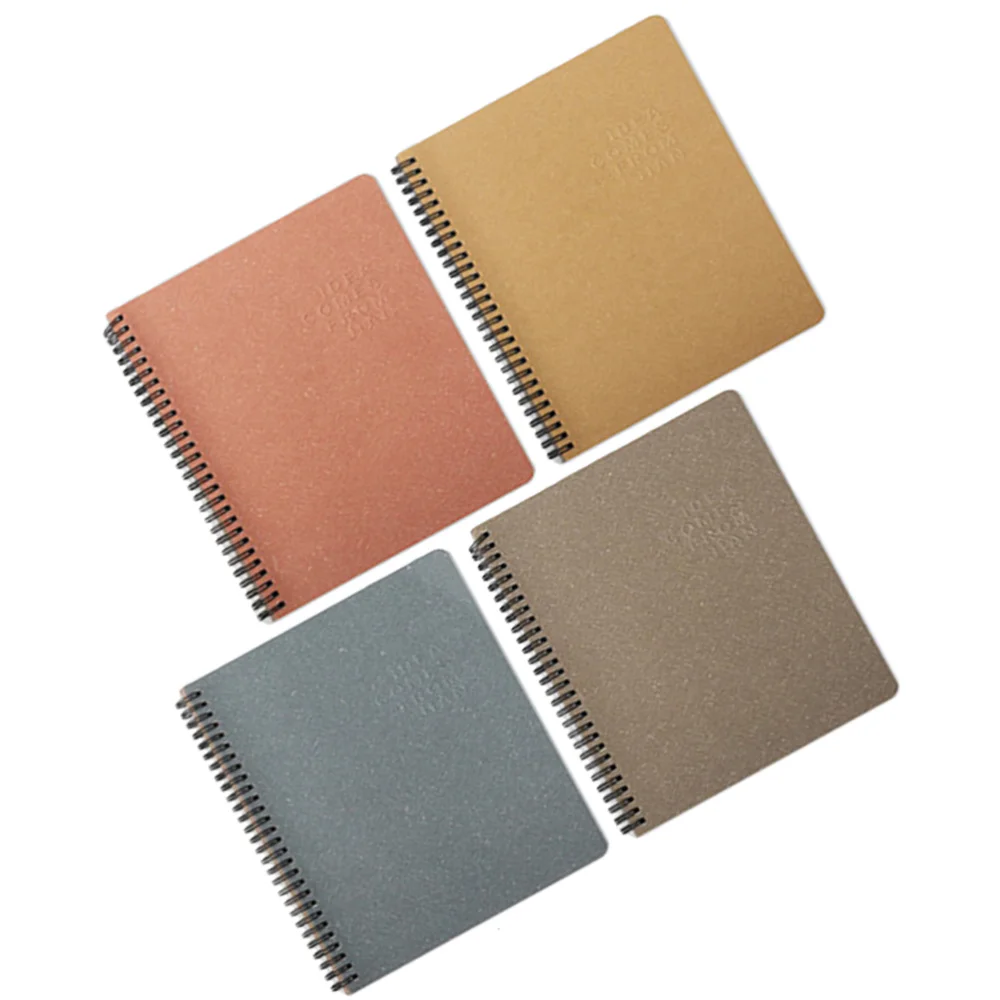 

4 Pcs 1 Set Lightweight Sketchbooks Diary Books Portable Schedule Notepads