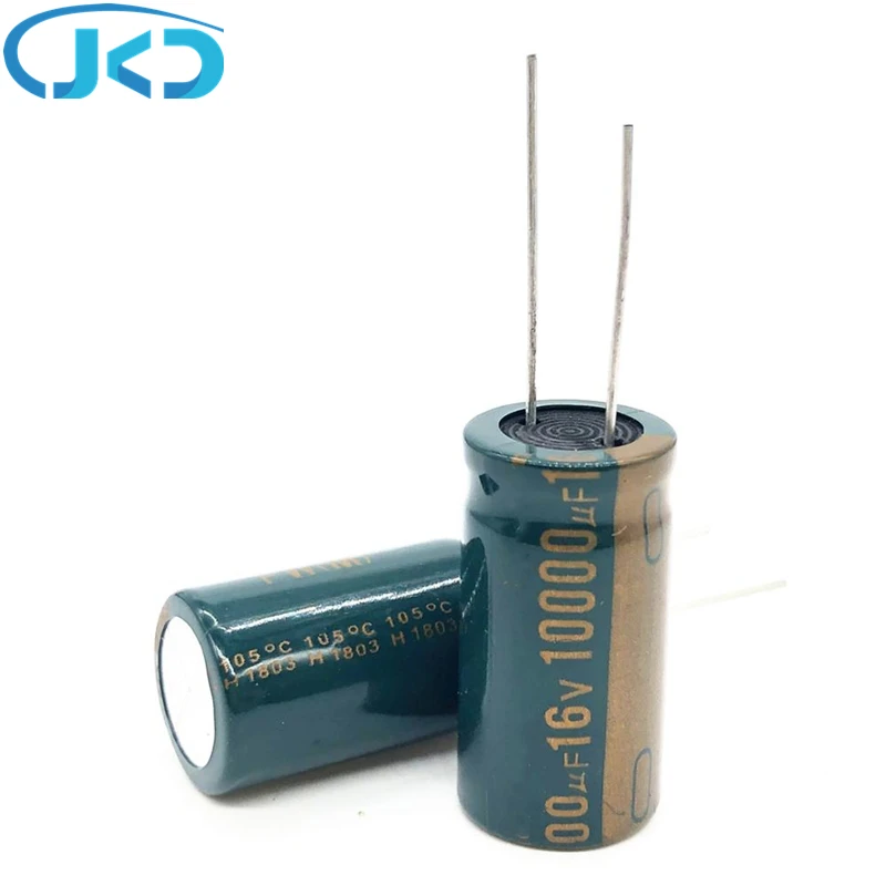 

5pcs/lot 16V 10000UF 16*30mm high frequency low impedance aluminum electrolytic capacitor 10000uf 16v 20%