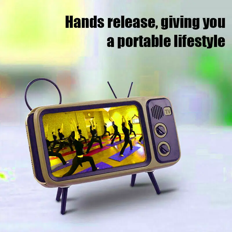 Новейшие поступления Беспроводная мини колонка в стиле ретро для телевизора