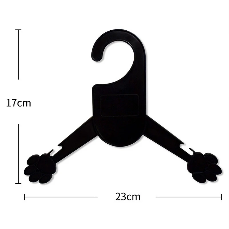 10 шт./компл. Портативный собака Кот вешалка для одежды Пластик Paw Форма стеллаж