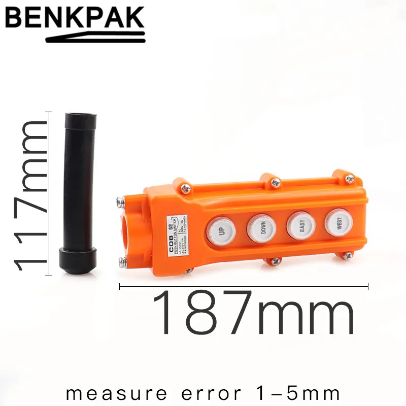 BENKPAK COB62 4 buttons hoist switch COB-62 crane lift | Строительство и ремонт