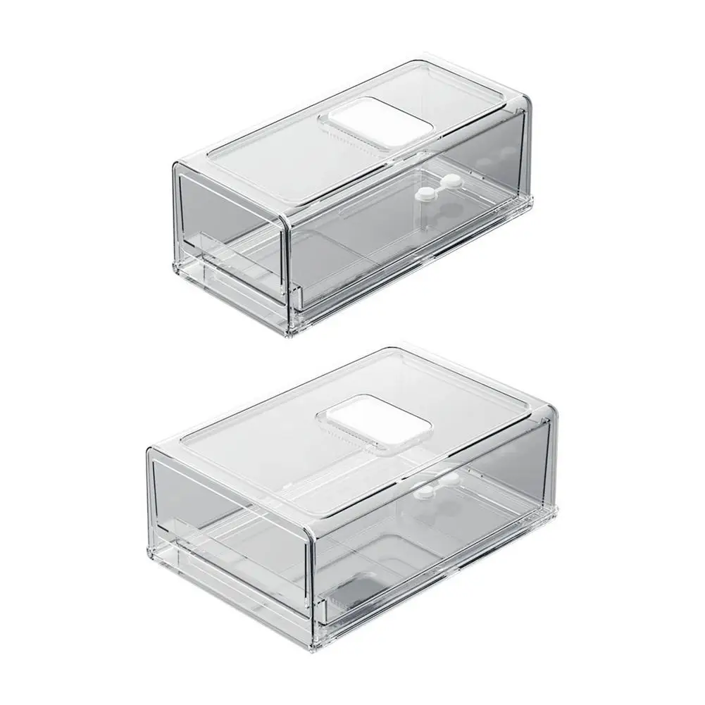 

Прозрачный контейнер для хранения в кухонном холодильнике, контейнер для хранения в холодильнике, ящик холодильника, контейнер для хранени...