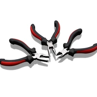 45 carbon steel mini needle nose pliers long needle round nose cutting wire pliers for jewelry making handmade accessories