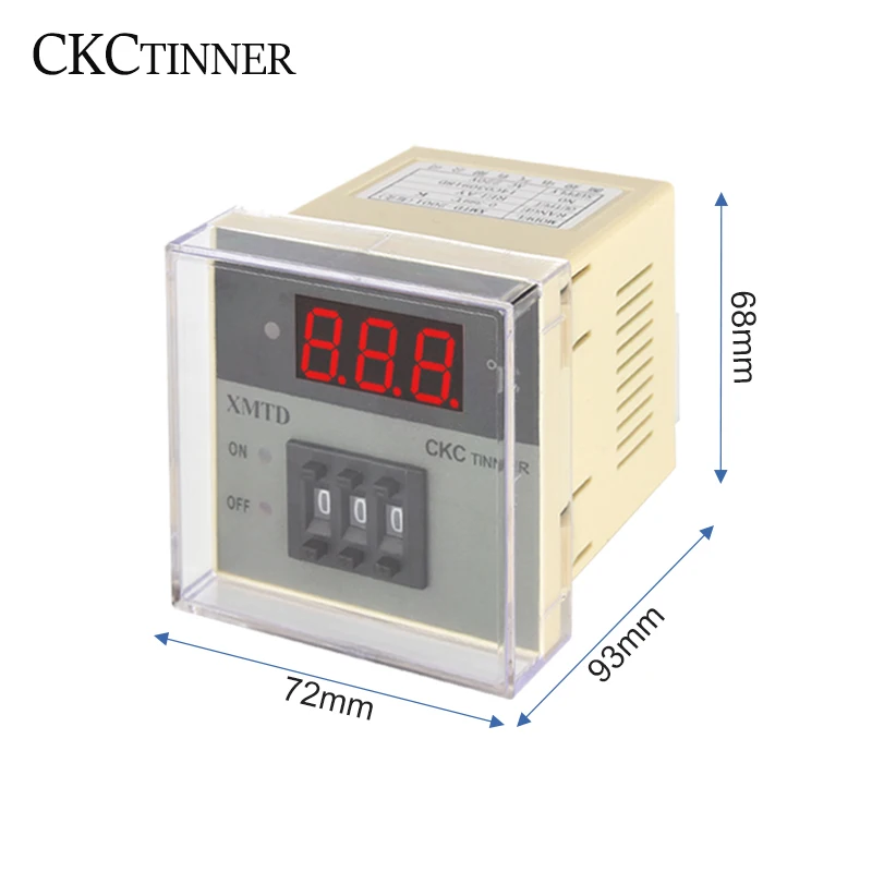 XMTD 2001 PID цифровые Дисплей Температура контроллер 0 399 ℃ 999 K E PT100 регулятор