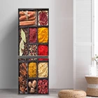 Специальный Виниловый 3d-стикер для холодильника, декоративная наклейка на крышку двери, стикер для холодильника, s-обои, роспись, художественная наклейка, декор для кухни