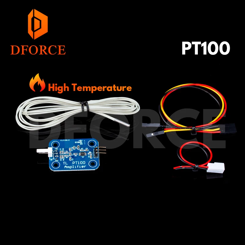 DFORCE V6 PT100 полный комплект обновления и 3D печать j головки hotend один вентилятор