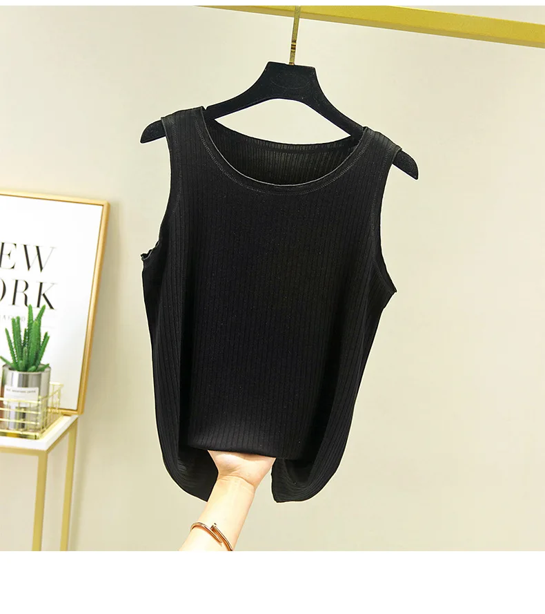 Топ на бретелях Wowen's повседневные топы футболка одноцветная Модальная майка |