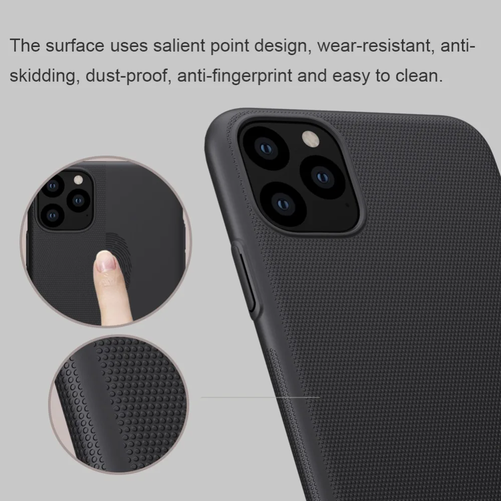 Для iPhone 11 Pro Max XS Max XR X Nillkin Супер Матовый Защитный Жесткий Тонкий чехол для задней панели ПК для iPhone 11 XR XS Max X чехол для телефона