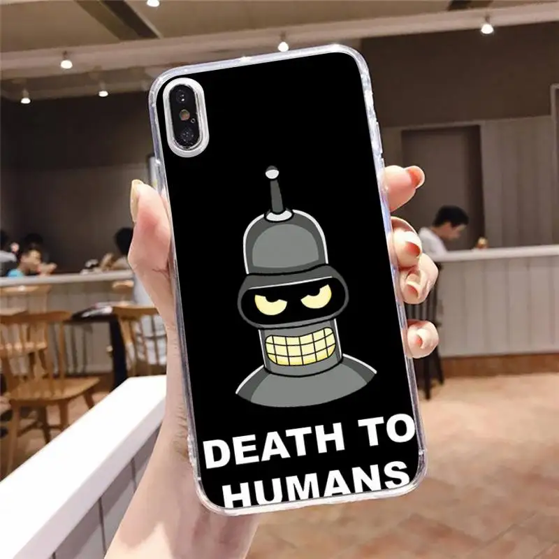 

Cute Futuramas for kid Phone Case For iphone 12 11 8 7 6s 6 5 5s 5c se plus mini x xs xr pro max Transparent soft