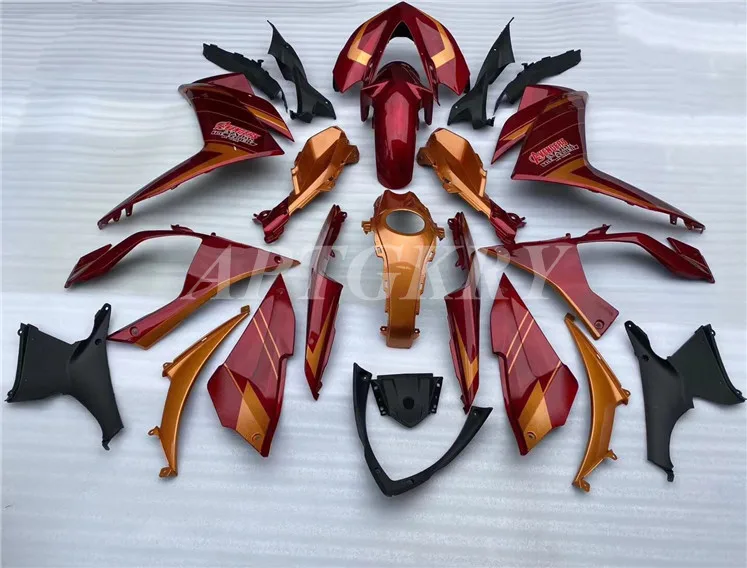 

4Gifts 2014 2015 2016 YZF R3 R25 ABS Injection Fairing Kit For Yamaha YZFR3 YZFR25 Complete Fairings Kit Cowling Orange