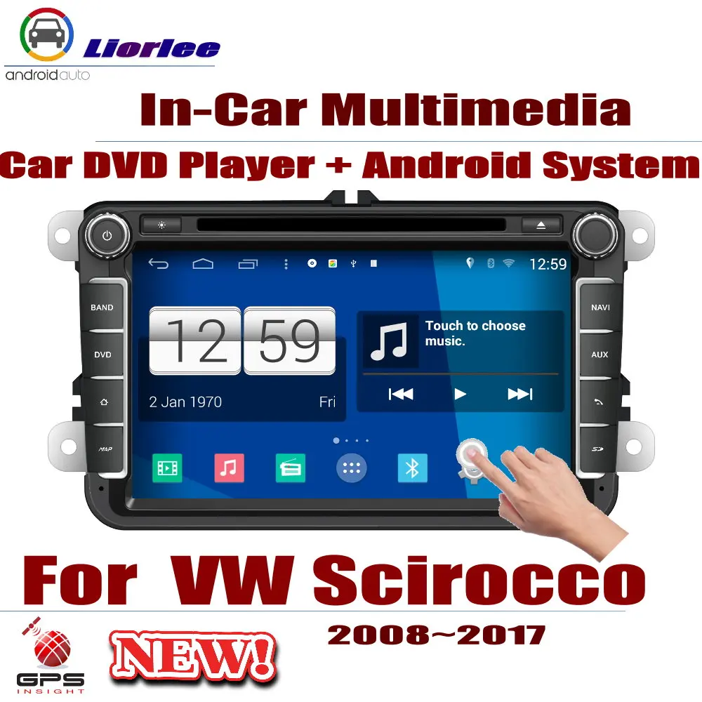 Автомобильный DVD плеер для Volkswagen Scirocco 2008 2017 GPS навигация Автомобильная