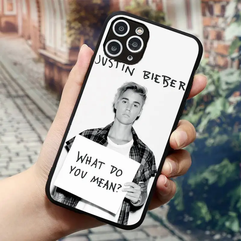 Чехол для iPhone 11 12 mini pro XS MAX 8 7 6 6S Plus X 5S SE 2020 XR с изображением Джастина Бибера |