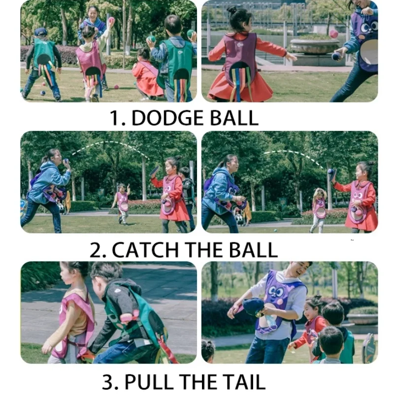 Детский стильный жилет из Джерси для игр с липкими мячиками игрушки бросания