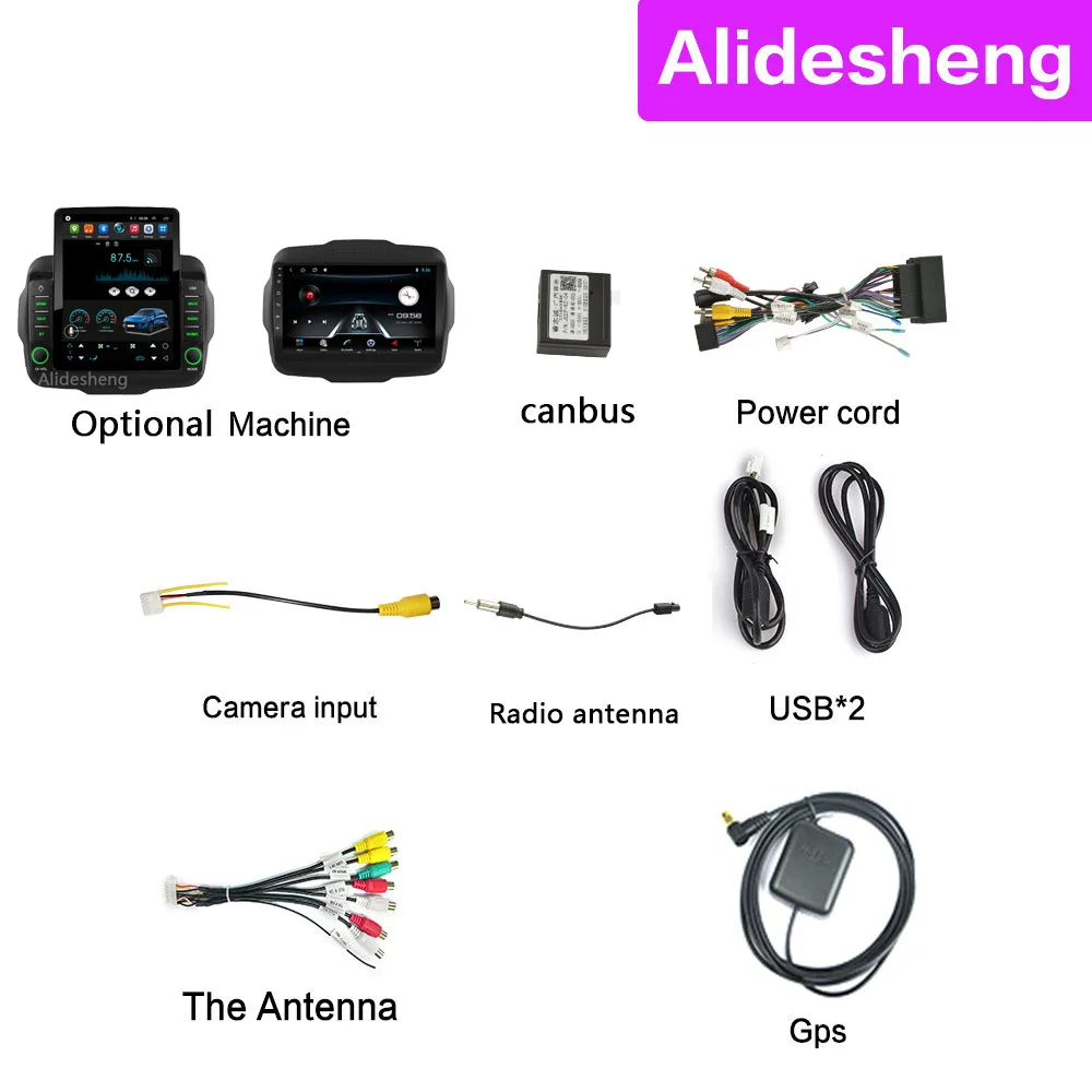 Автомагнитола Tesla для Jeep Renegade мультимедийный проигрыватель на Android с