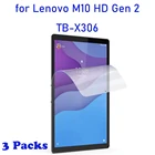 3PCS PE soft screen protector for Lenovo Tab M10 HD Gen 2 (2nd Generation) TB-X306F TB-X306X 10.1'' protective film