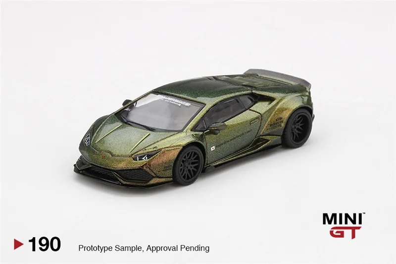 

MINI GT 1:64 Lambo Huracan ver. 2 Волшебная бронзовая RHD литая модель автомобиля
