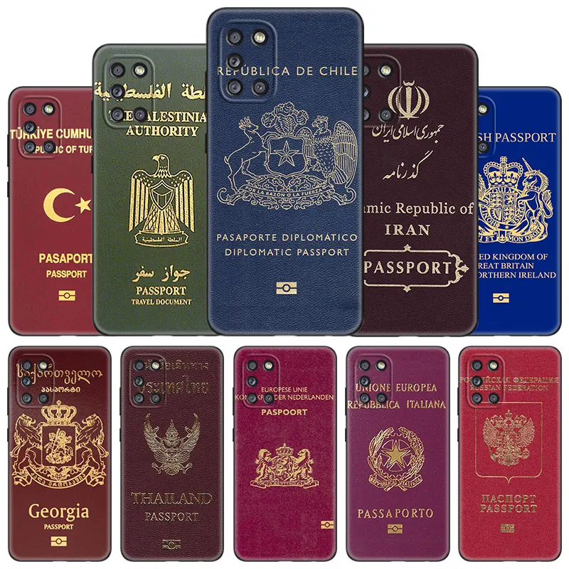 Чехол для паспорта Samsung A13 A01 Core A03S A10 A20E A21 A30 A40 A41 A42 A82 A90 A6 A7 A8 A9 Plus 2018 A5 2017 | Мобильные
