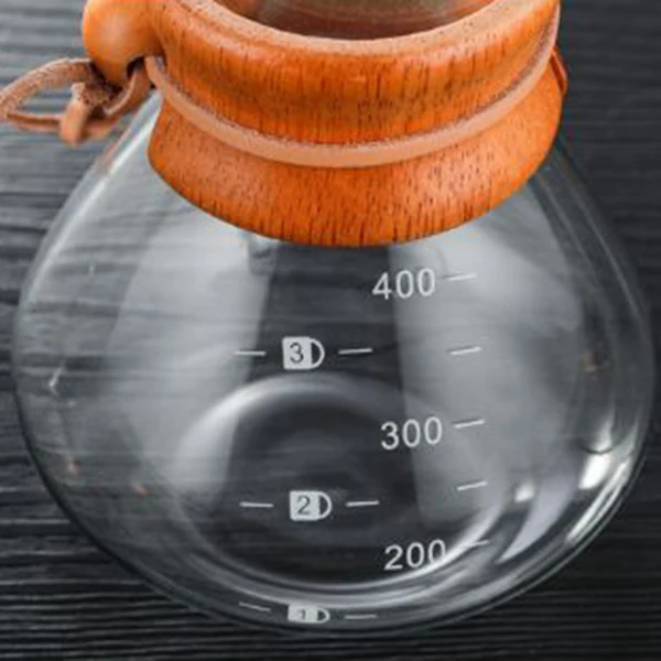 

200/400ml Resistant Glass Coffee Maker Pour-over Coffee Pot Espresso Italian Coffe Machine With Stainless Steel Filter Moka Pot