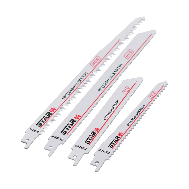 Полотна для сабельной пилы 8 шт./компл. HCS лезвие резки дерева металла ПВХ Bosch Makita
