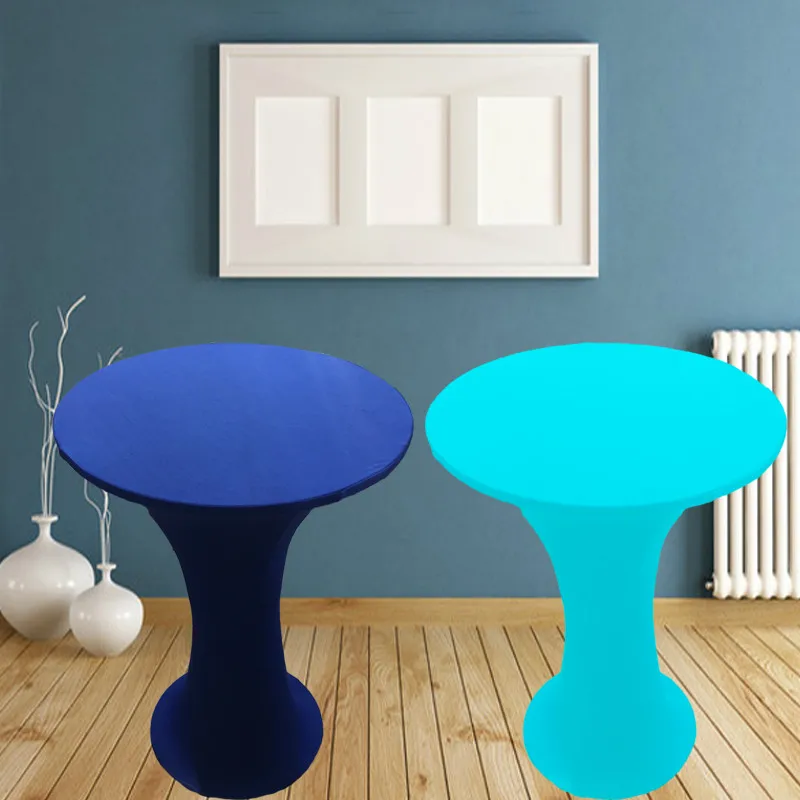 1 шт. эластичная круглая скатерть из спандекса экологически чистый чехол для