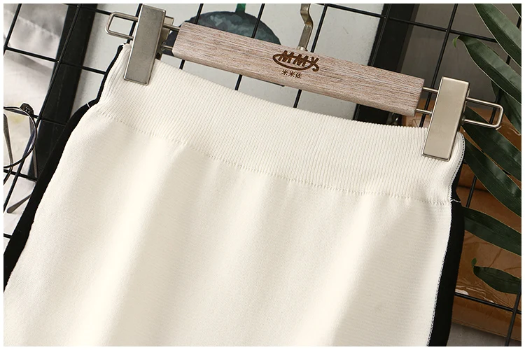 Трикотажные длинные юбки для женщин миди юбка голографическая до середины икры