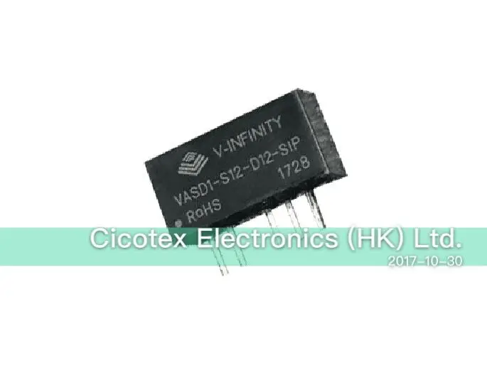 5 шт./лот VASD1-S12-D12-SIP SIP6 DIP6 преобразователь DC/DC +/-12 В выход 1 Вт VASD1S12D12SIP VASD1S12D12 |