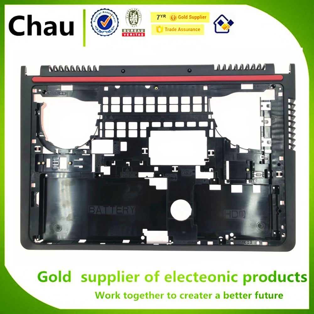 Chau для Dell Inspiron 15P 7000 7557 7559 T9X28 нижняя базовая крышка/Упор для рук верхний без сенсорной панели/Нижняя крышка двери нижний чехол