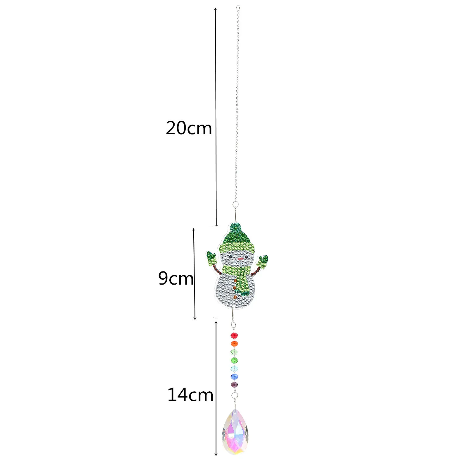 5D DIY бриллиантовый рисунок Рождество снеговик ветер колокольчик Алмазная