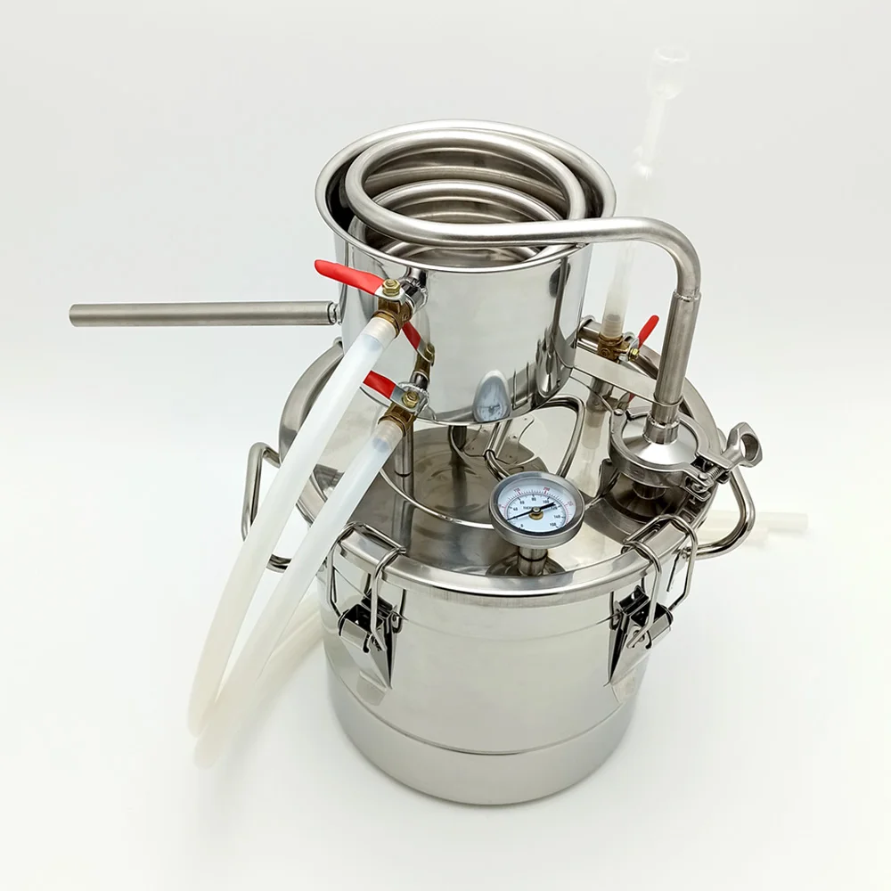 

Household Distiller Brewing and Fermentation Equipment Alcohol Machine DIY Distilled Water Wine