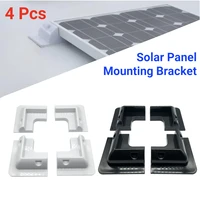 4x rv top roof solar panel mounting fixing bracket kit abs supporting holder for caravans camper rv boat yacht motorhome