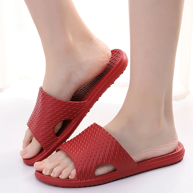 

Bathroom Slippers for Women Anti skid Solid Color Classic Slipper Female Fashion Soft Light Weight Slippers for Home