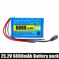 24v battery 6ah 6s1p 18650 rechargeable lithium ion battery for 25 2v lithium battery electric scooter electric bicyclebms