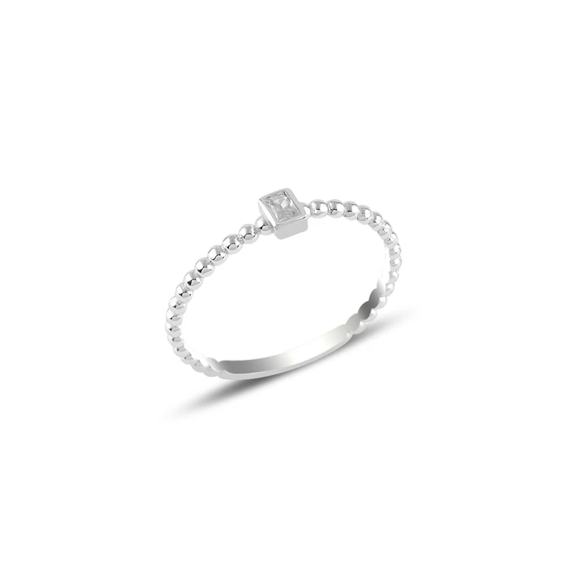 

Silverlina Silver Zircon Stone Ring