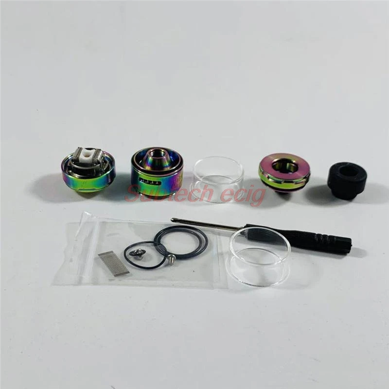 Дрип-наконечник для атомайзера Profile unit RTA емкость 25 мм 3 5 мл/5 мл с сетчатыми