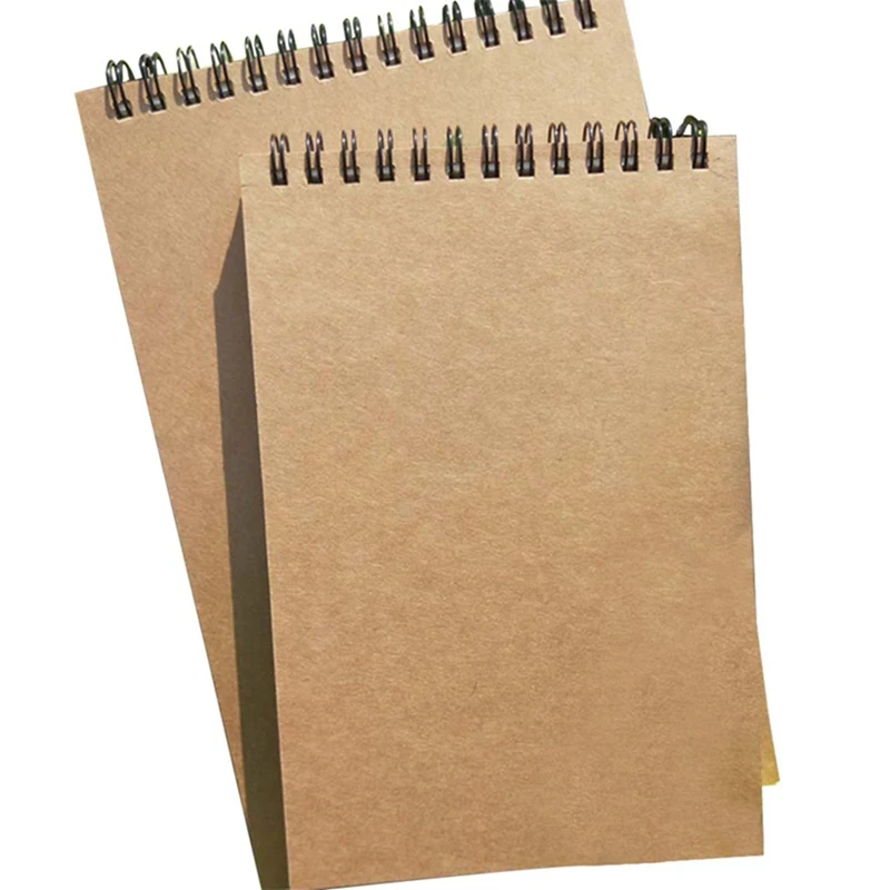 

1Pcs A5 50 Sheets Dikke Papier Spiraal Artiesten Tekenen Schetsboek Notebook Journal Doodles Kladblok Reizen School Supplies