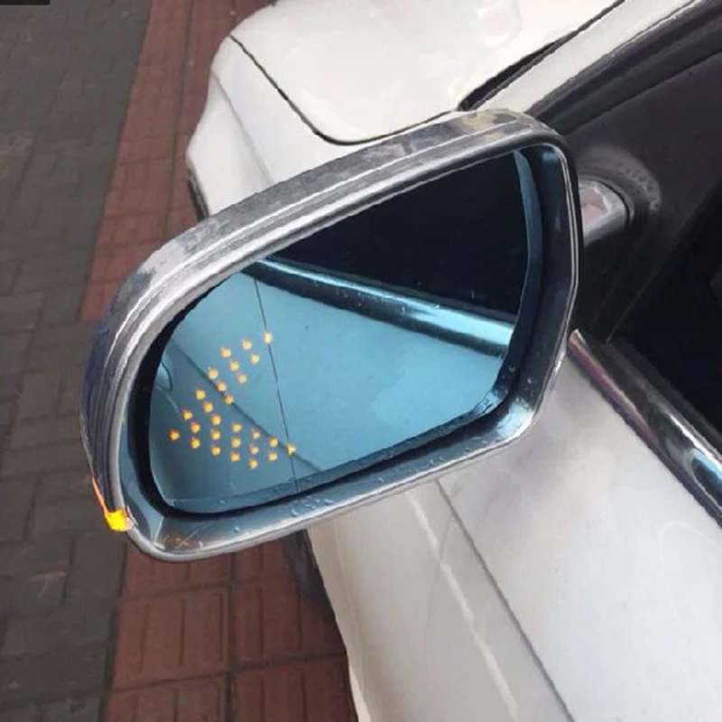 Синий боковое зеркало Стекло с подогревом широкий угол блики доказательство
