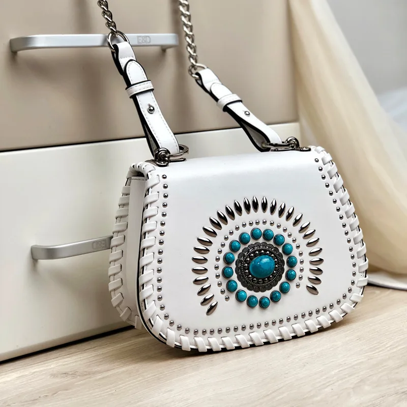

2019 Fashion Diamond Weave Chain Saddle Leather Luxury Handbags Women Bags Designer Crossbody Messenger Bag For Female Malas