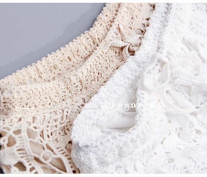 Женские пляжные шорты в богемном стиле Модные ажурные мини-шорты кружевные Белые