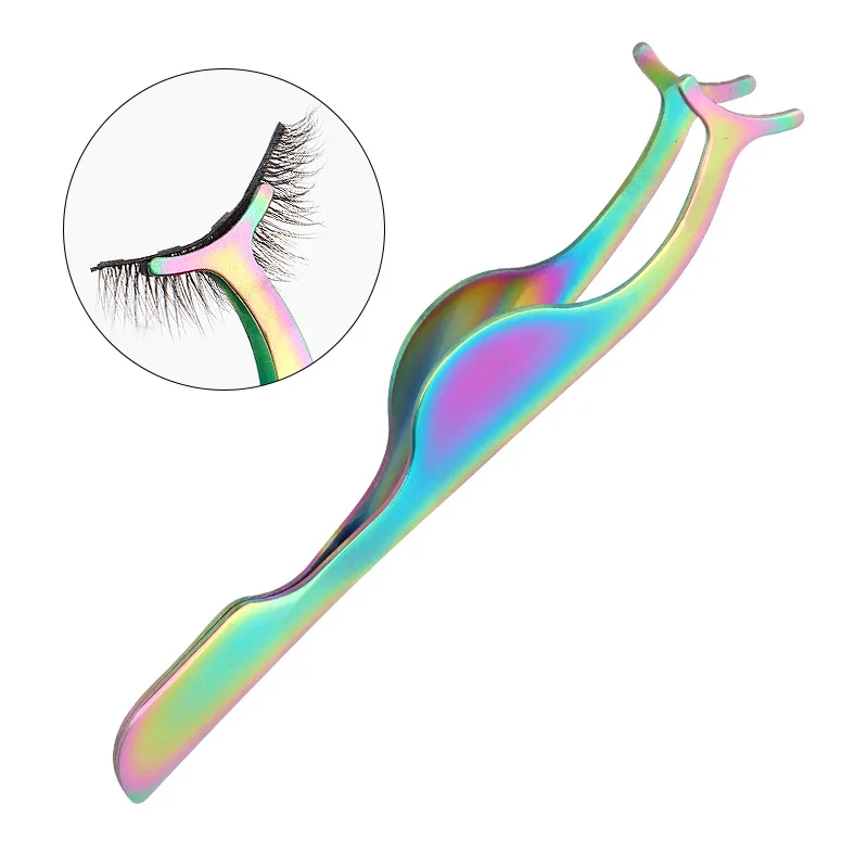 Пинцет для наращивания ресниц из нержавеющей стали щипцы завивки заостренные