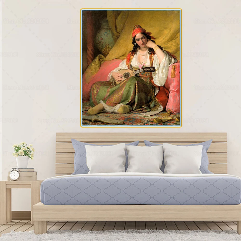 Цитон Фридрих фон амерлинг Regina Регина в греческом костюме Canvas холст