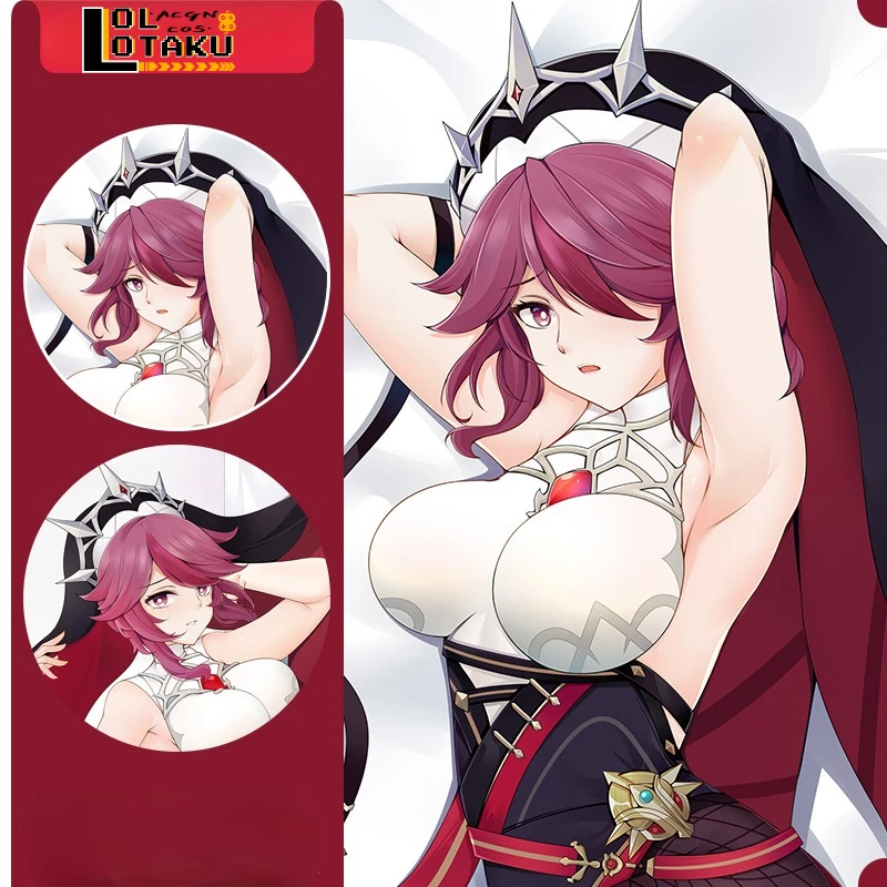 

Rosaria Genshin Impact Dakimakura обнимающая подушка для тела Чехол Otaku для мужчин и женщин симпатичная наволочка для подушки на все тело постельное белье подарок
