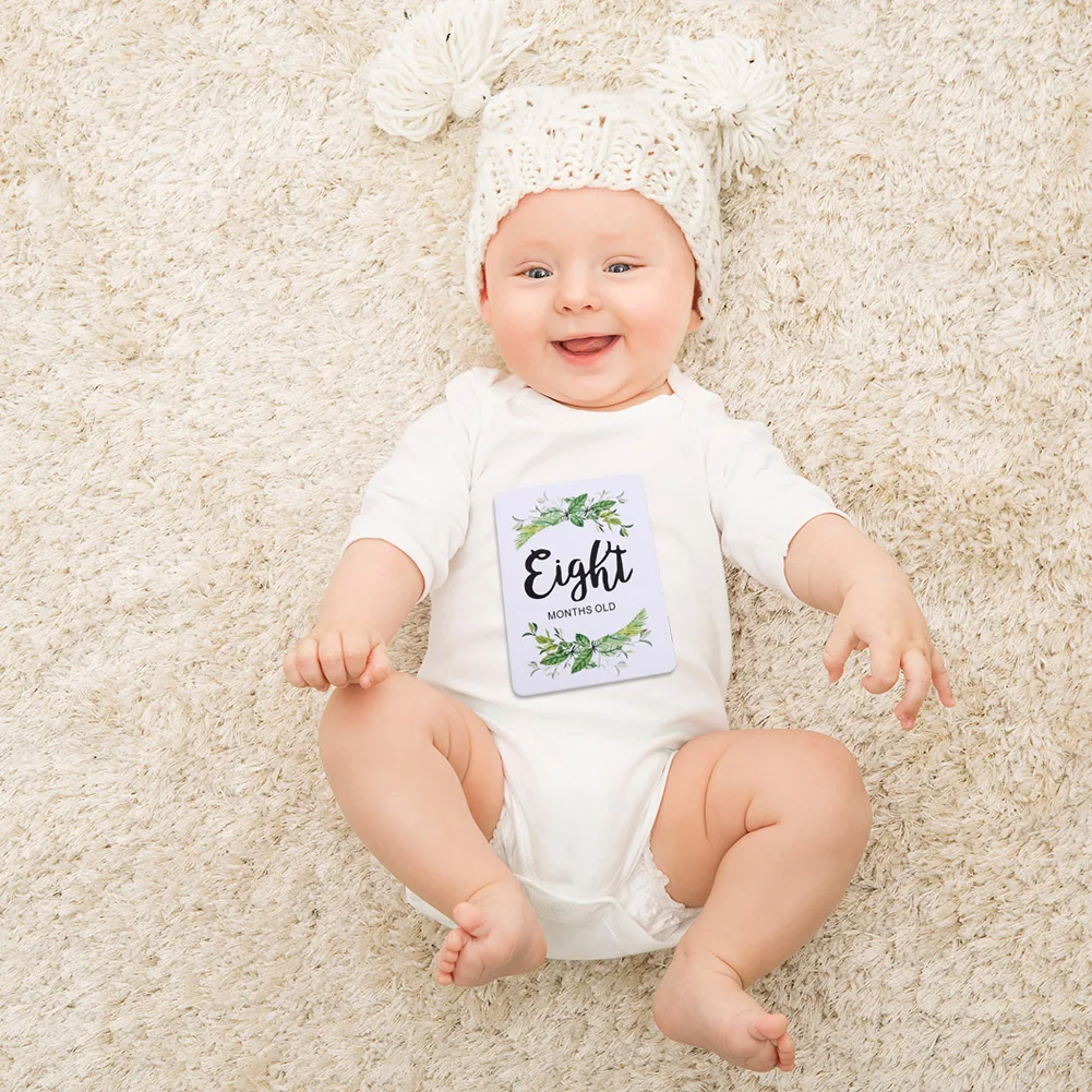 

12 шт., Детские ежемесячные наклейки, легкость и портативность, не занимает места, беременные женщины, 1-12 этапов памяти, реквизит для фотограф...