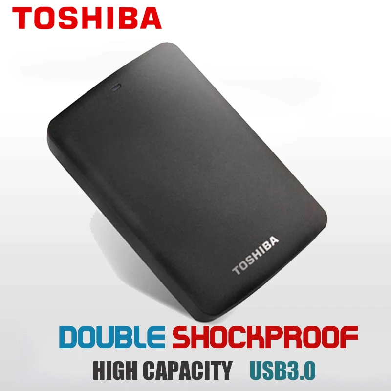 Оригинальный Toshiba Canvio Основы USB-C Портативный для хранения 1 ТБ внешний жесткий