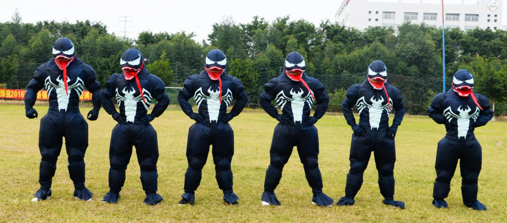 Надувной костюм Веном для взрослых на Хэллоуин женщин и мужчин карнававечерние