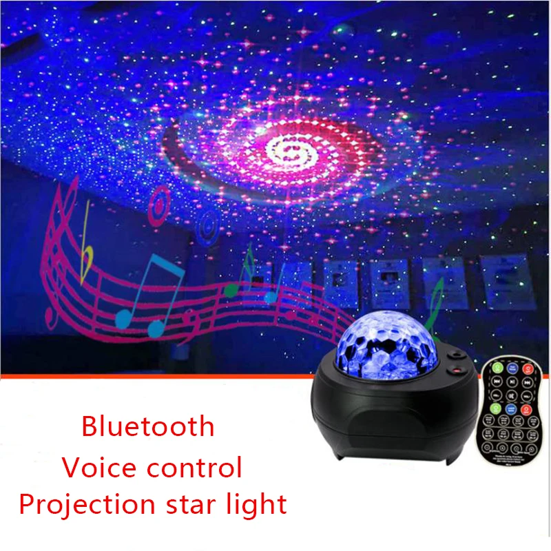 

Sky Star Laser DJ Disco Effect Party Light 8W Water Wave Projection Lamp for Home Decor Holiday Celebrate Party Birthday Gift