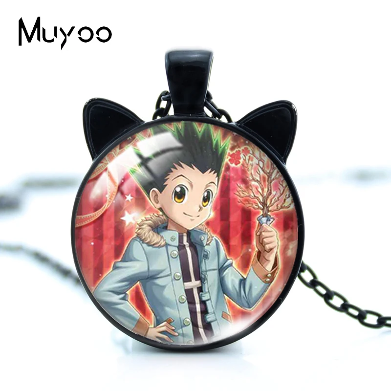 2021 новый HUNTER × Аниме Killua Gon персонажи ручной работы стеклянный купол круглый кот