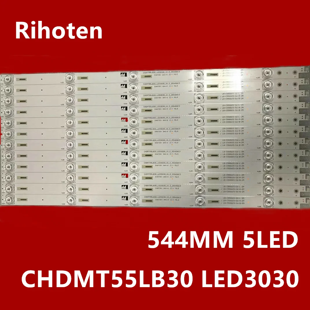 Ленты светодиодсветодиодный для CHANGHONG 55 TV 55D3C 55Q3T 5503TA C550U15 E6 CHDMT55LB30 3030 V1.2 LB A ZM 10