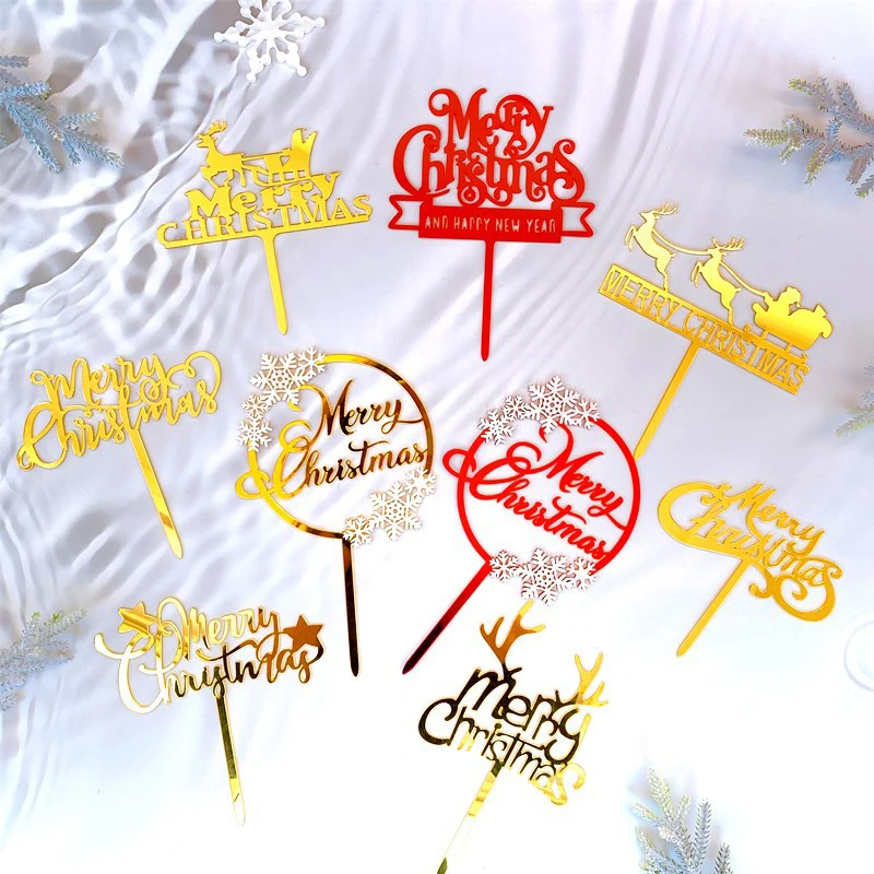 

Акриловая надпись с надписью "Merry Christmas"