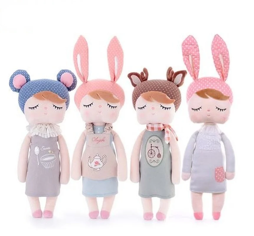 

Original New Style Unique Gifts Sweet Cute Angela Rabbit Doll Metoo Baby Plush Doll for Kids Bicycle Teapot Pudding